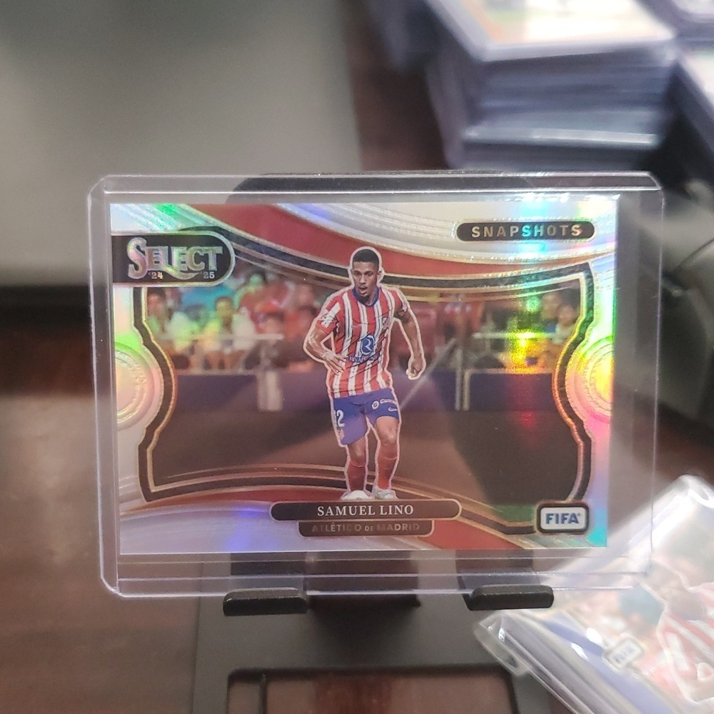 24-25 Fifa Select Samuel Lino & Reinildo Mandava Auto Bundle Atletico Madrid - Picture 8 of 16